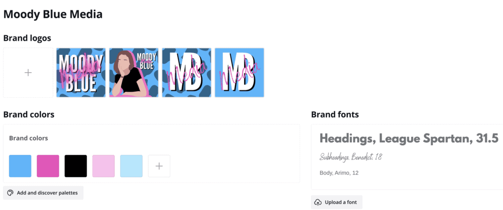 Instagram Graphics in Canva - Brand Kit